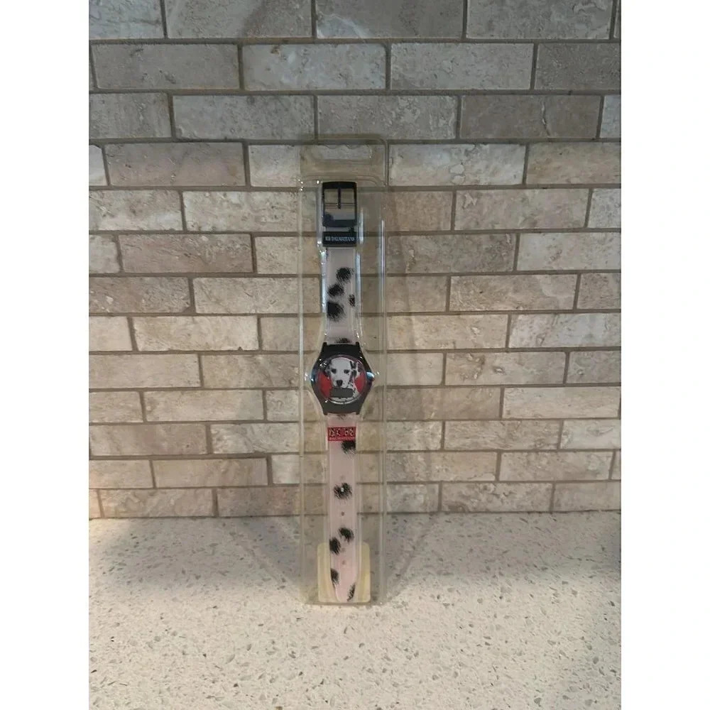 Vintage New Sealed Disney Plastic Digital Wristwatch 101 Dalmatians sc